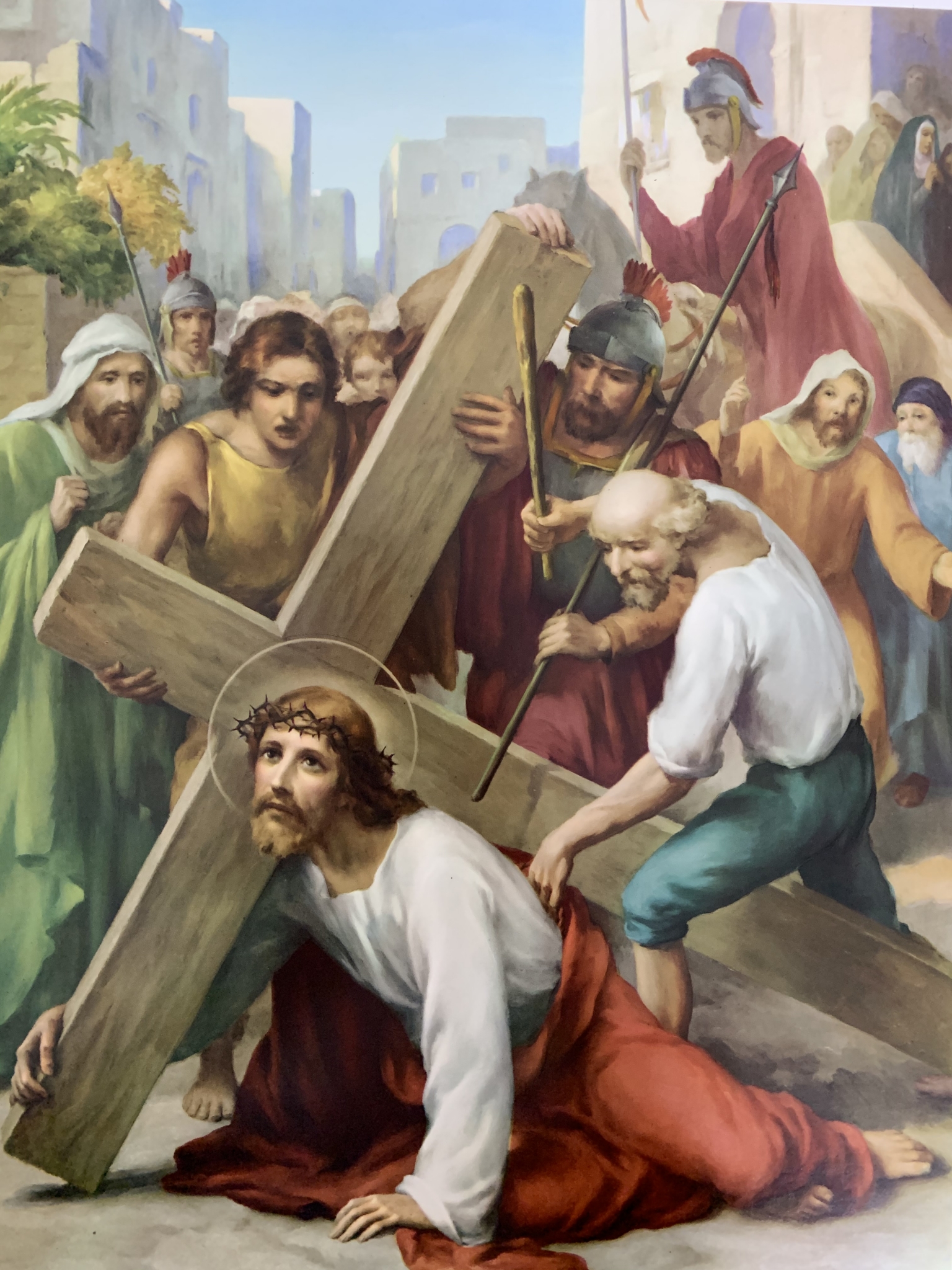 Print stations of the cross 16 x 12 inches di marco international