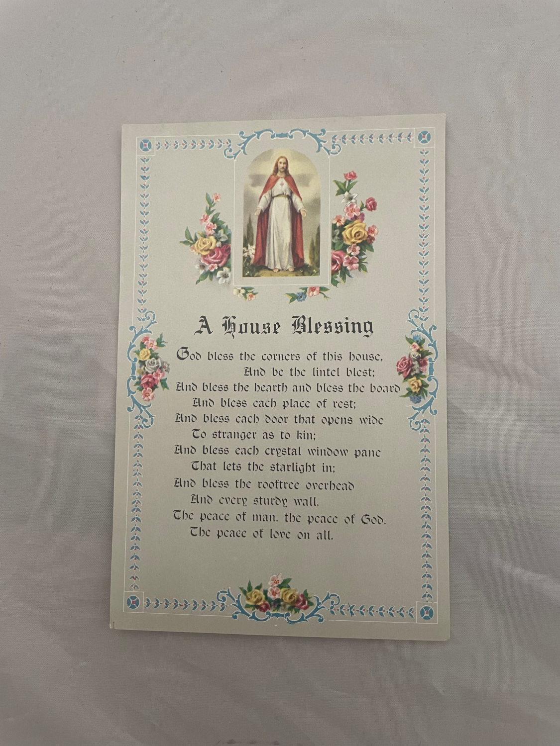PRINT – HOUSE BLESSING (3.5×5.5 inches) (Laminated) - Di Marco ...